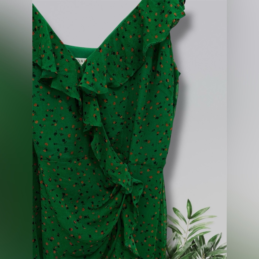 Veronica Beard Amal Silk Midi Dress - Picture 11 of 14